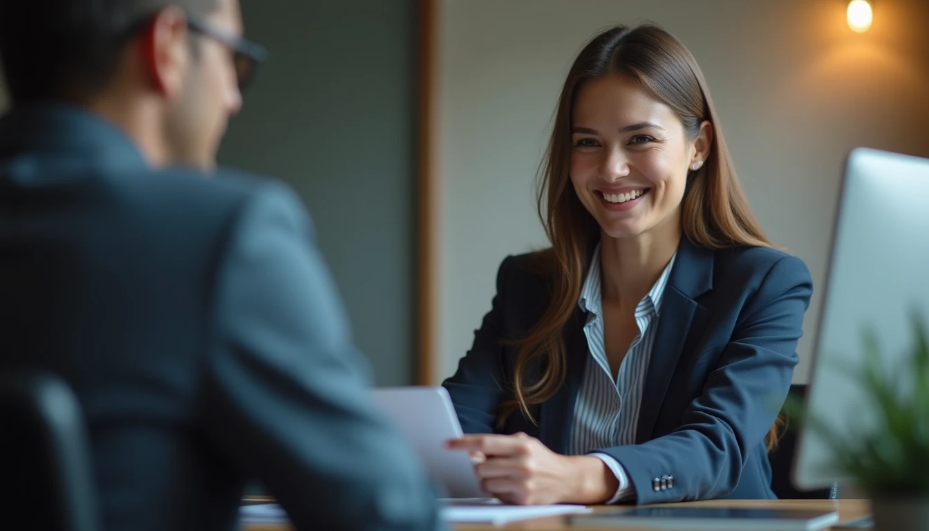 Business webinar presenter speaking online video conference detailed microphone professional